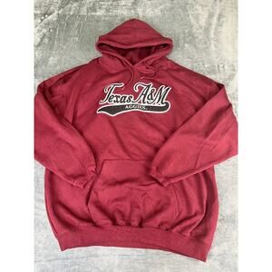 Men’s Varsity Athletic Maroon Texas A&M Aggies Hoodie 2XL – Excellent Condition